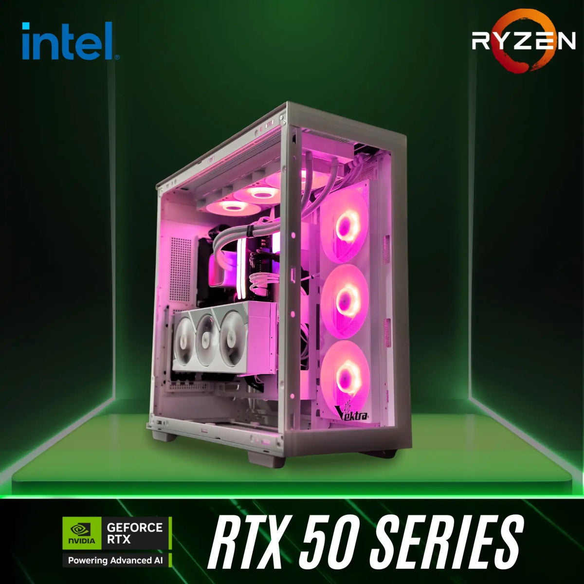 Vektra RDY CH780 White Nvidia RTX 50 Series Gaming PC - Vektra Computers LLC Vektra RDY CH780 White Nvidia RTX 50 Series Gaming PC - Vektra Computers LLC